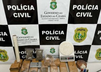 Polícia Civil captura quatro suspeitos e apreende quase 9 kg de drogas em Juazeiro do Norte