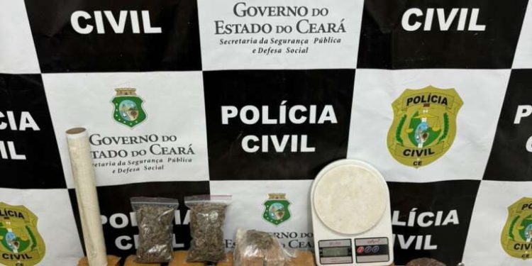 Polícia Civil captura quatro suspeitos e apreende quase 9 kg de drogas em Juazeiro do Norte