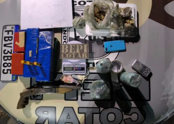 Suspeito de tráfico de drogas, porte ilegal de arma e adulteração de chassi é preso pela PMCE em Icó