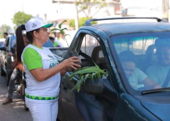 Festa Anual das Árvores tem início com blitz ambiental e distribuição de mudas