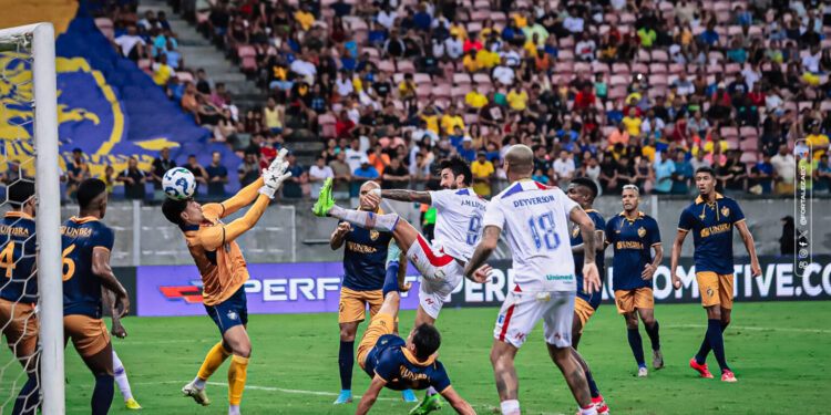 Copa do Brasil: Lucero marca e Fortaleza empata no primeiro jogo da 3ª fase contra o Retrô