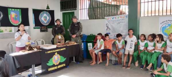 BPMA da PMCE promove ação de Educação Ambiental para alunos da zona rural de Barbalha