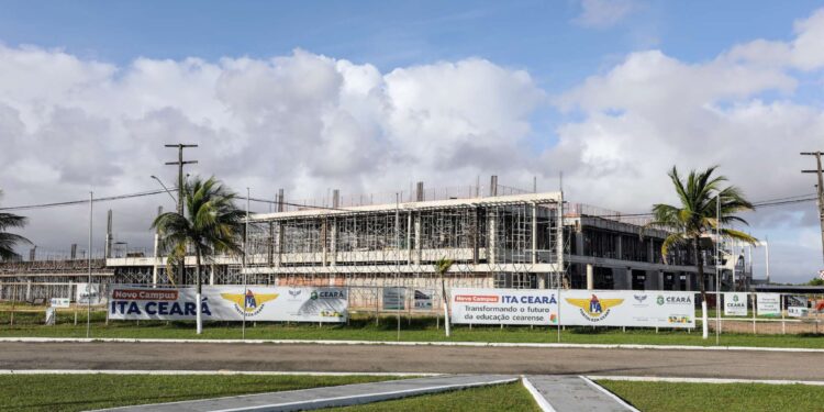 Obras do campus ITA Ceará aceleram e entrega da primeira etapa está prevista para 2026