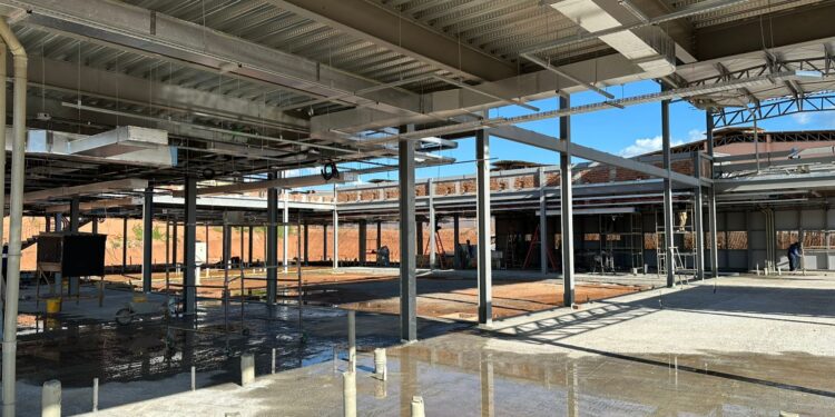 Com 60% das obras concluídas, Hospital de Prevenção ao Câncer de Mama e Colo do Útero tem entrega prevista para outubro