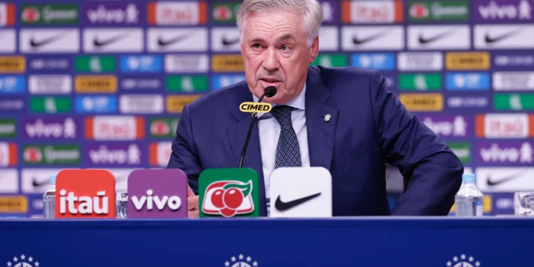 Carlo Ancelotti anuncia convocados para jogos contra Chile e Bolívia, pelas Eliminatórias