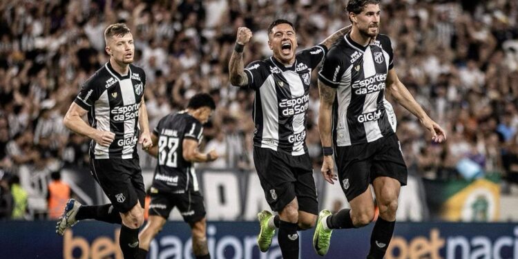 Pedro Raul marca e Ceará empata com o Flamengo por 1 a 1 no Castelão