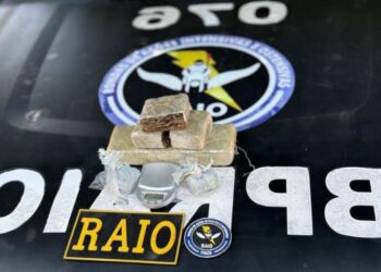 Polícia Militar apreende drogas e prende homem por tráfico em Aurora