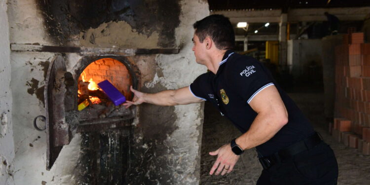 Última do ano: Polícia Civil incinera mais de uma tonelada de drogas apreendidas no Ceará