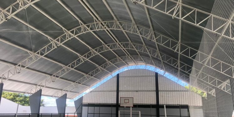 Ginásio Poliesportivo Miguel Custódio é reinaugurado nas Malvinas com investimento superior a R$ 900 mil